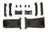 Associated Reflex 14B/14T Skid Plates And Arm Mounts Set