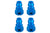 Team Associated Shock Bushings 12Mm Blue Aluminum (4)