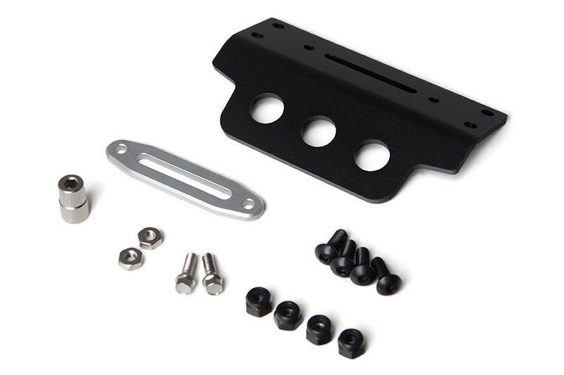 Gmade Aluminium Skid Plate Black For Gs01 Front Bumper