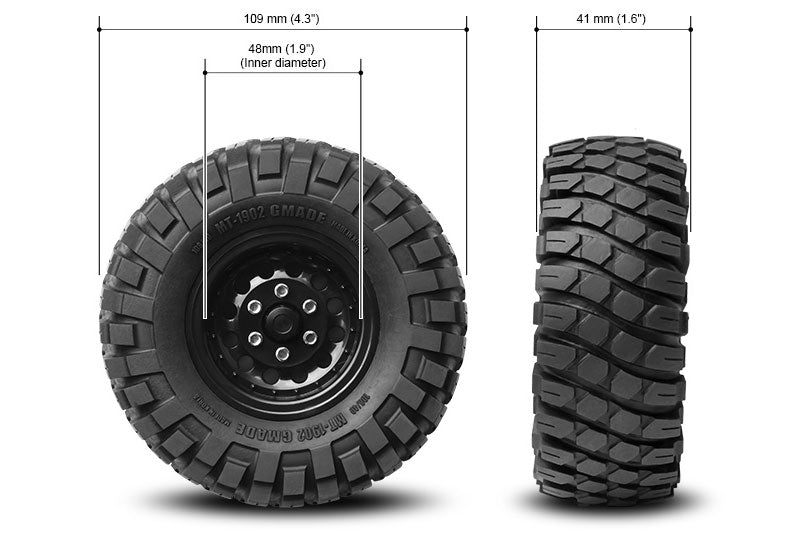 Gmade 1.9 Mt 1902 Off-Road Tyres (2)