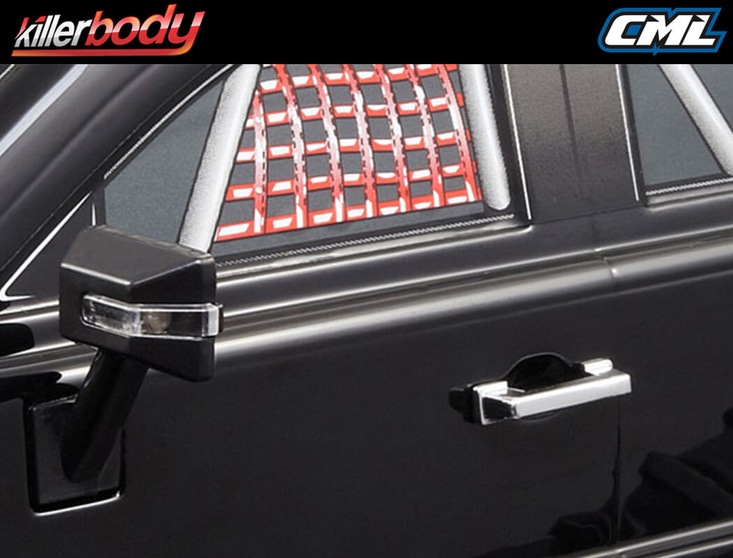 Killerbody Black Plastic Door Handle 1/10 Scale