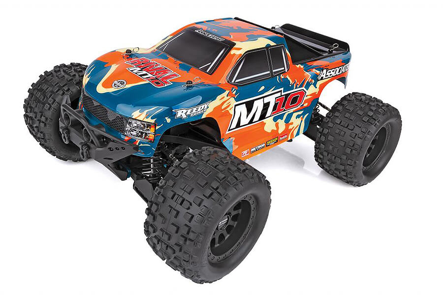 Team Associated Rival Mt10 Rtr Truck Brushed W/2S Batt/Charg