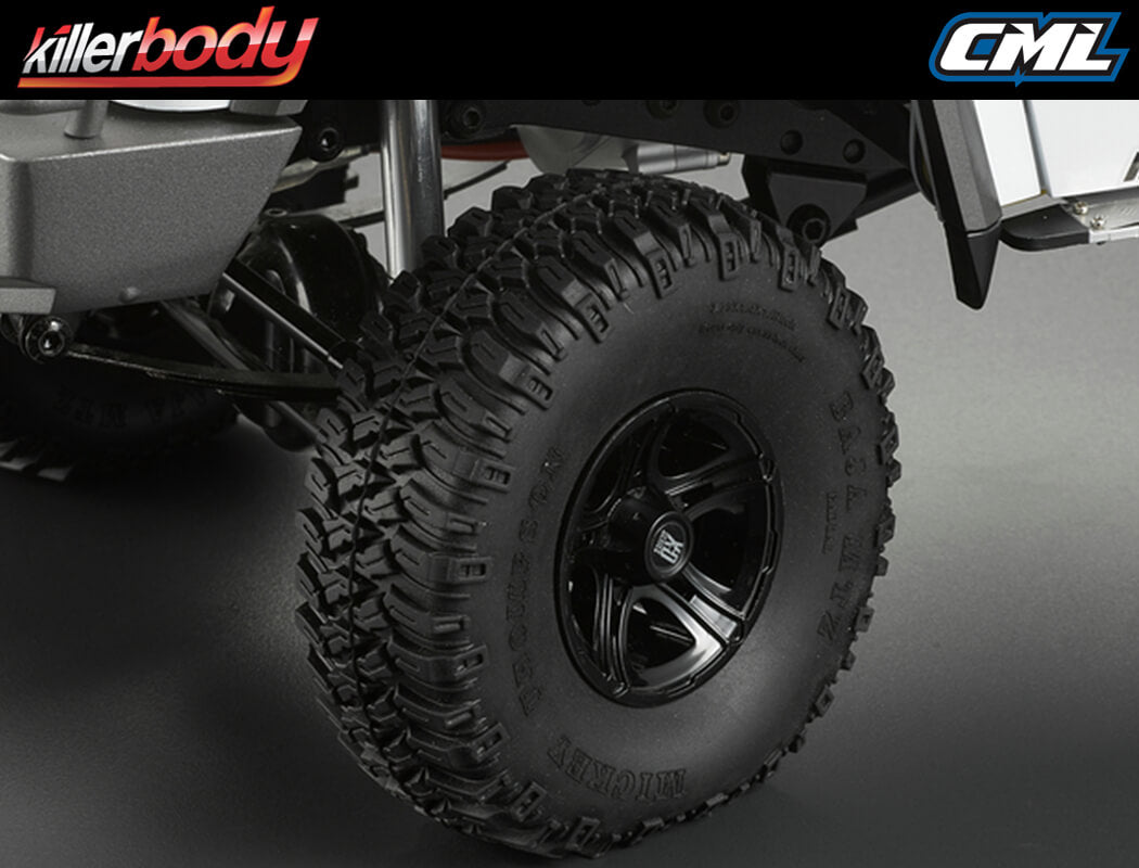 Killerbody Aluminium Wheel 1.55" (For 1/10Th Crawler)