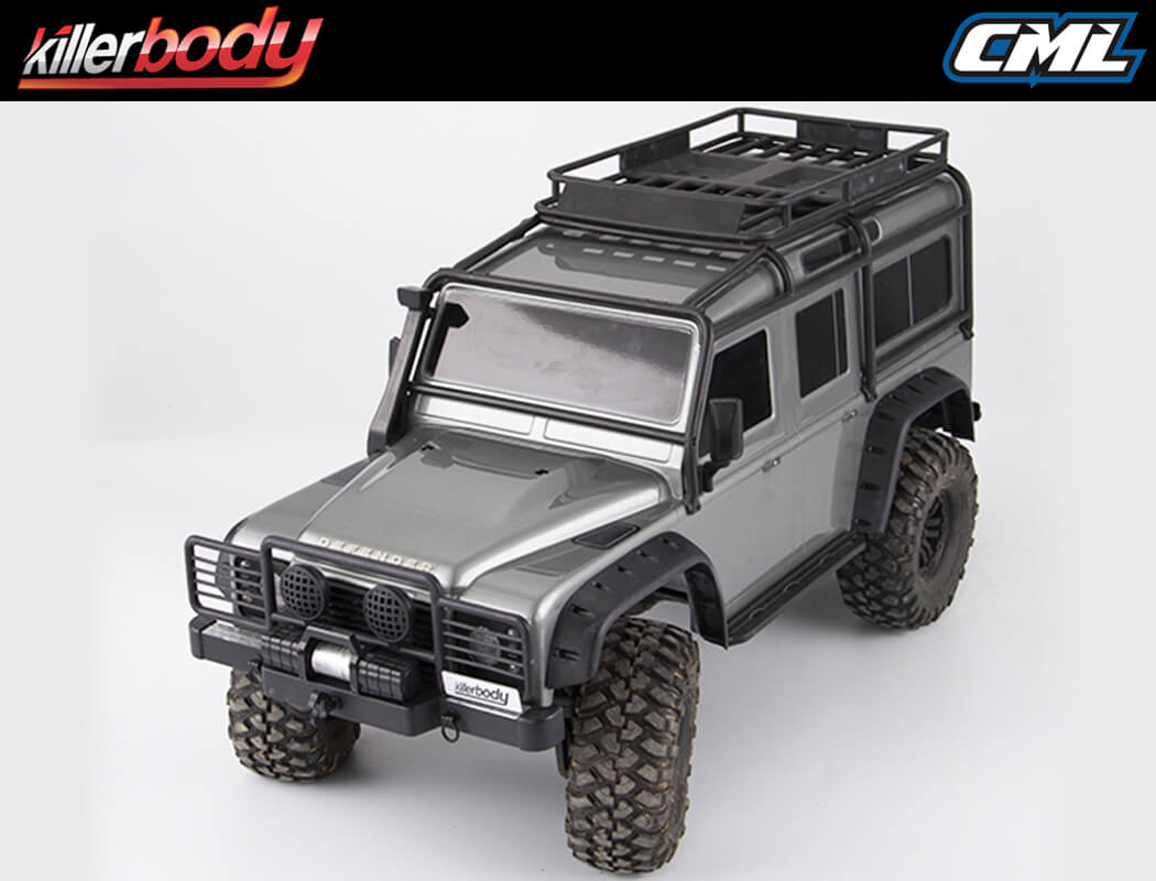 Killerbody Front &amp; Rear Bumper W/Accent Light &amp; Winch Fits Trx-4 Chassis