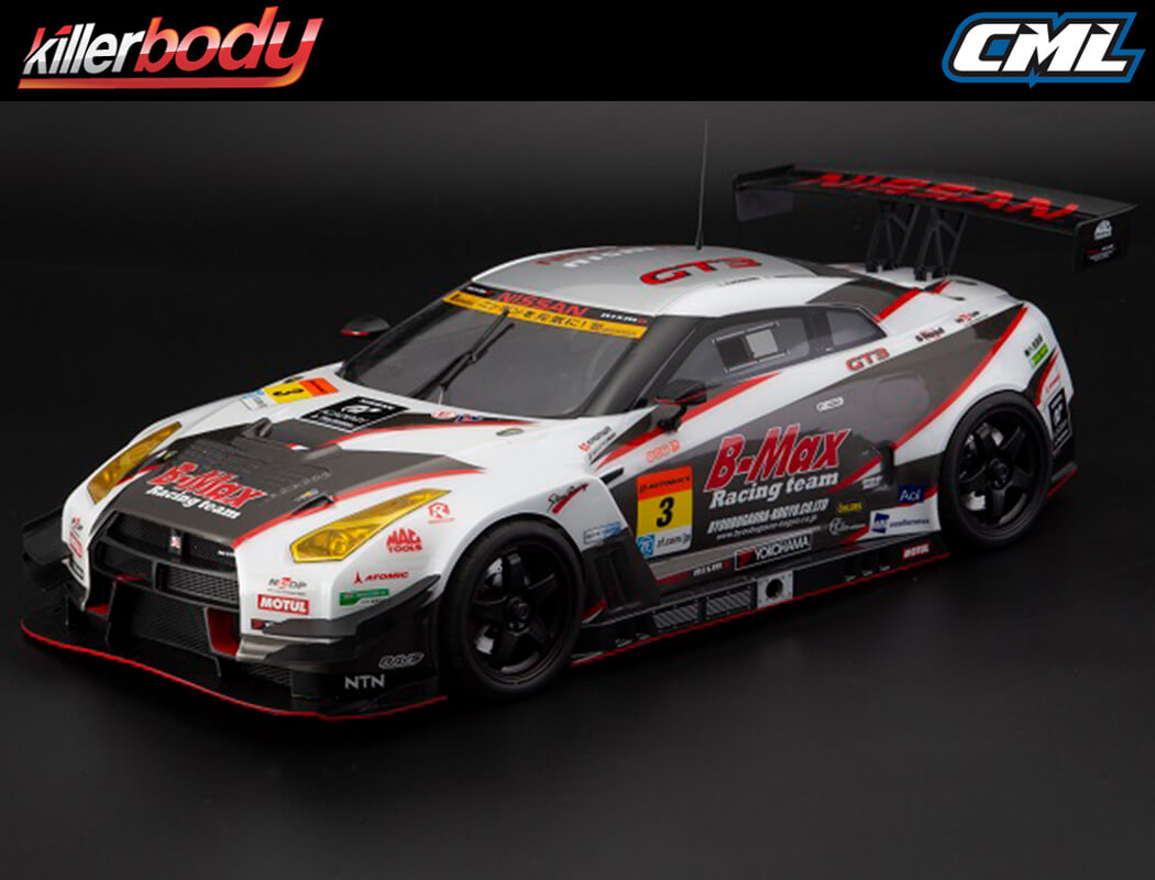 Killerbody B-Max Nddp Gt-R (Nismo Gt3) Clear Body Set