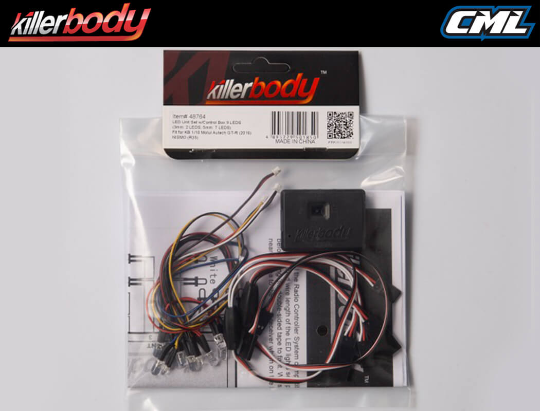 Killerbody Led Unit Set W/Control Box (9 Leds)