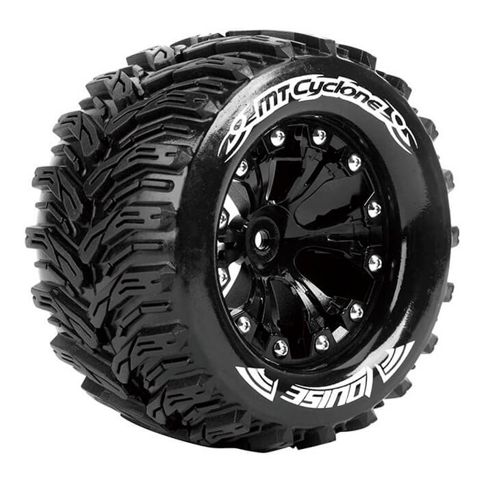 Louise Rc Mt-Cyclone 1/10 Soft Hex 14Mm Black Arrma Granite