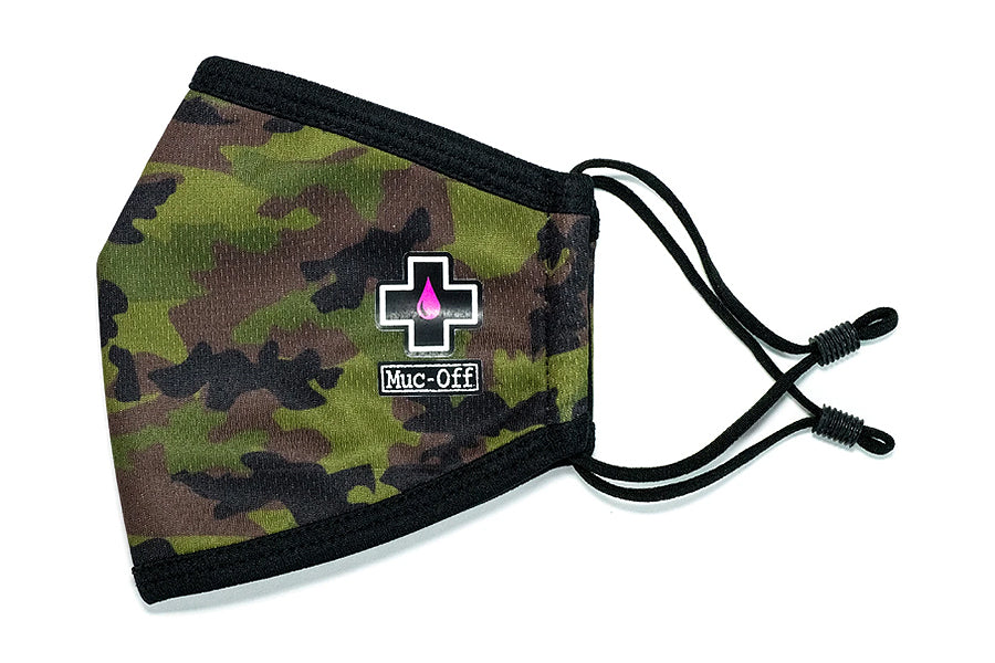 Muc-Off Reuseable Face Mask Woodland Camo - Small