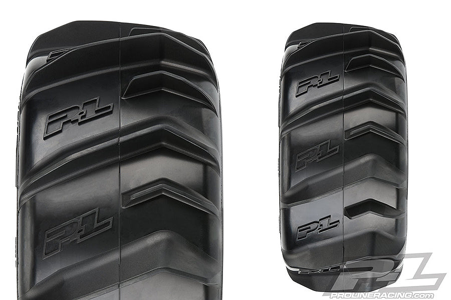 Proline Dumont 3.8" Paddle Tyres On Raid Blk 8X32 17Mm Wheel