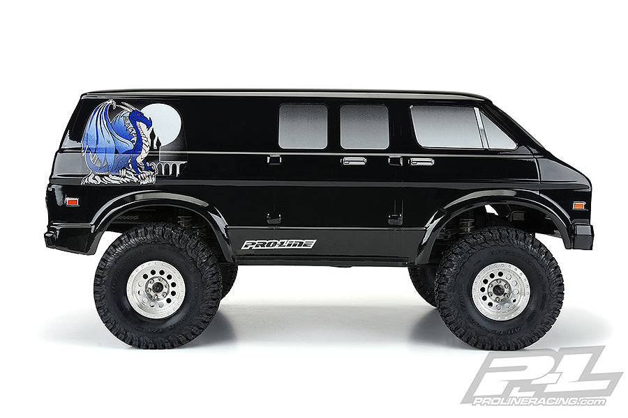 Proline '70S Rock Van Tough Colour Black 313Mm Scale Crawl