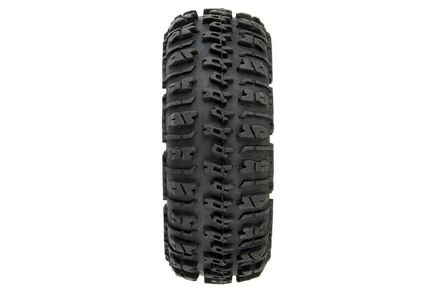 Proline Trencher 1.0" Tyres On Mini Impulse Blk Wheels Scx24