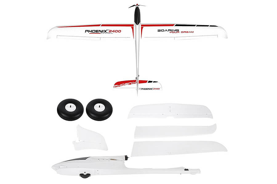 Volantex Phoenix 2400Mm Glider W/Abs Fuselage Artf