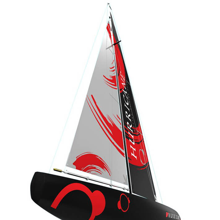 Volantex Racent Hurricane Sail Yacht Boat 1M Rtr