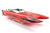 Volantex Racent Atomic 70Cm B/Less Raceboat Combo Rtr Red (Uk Plug)