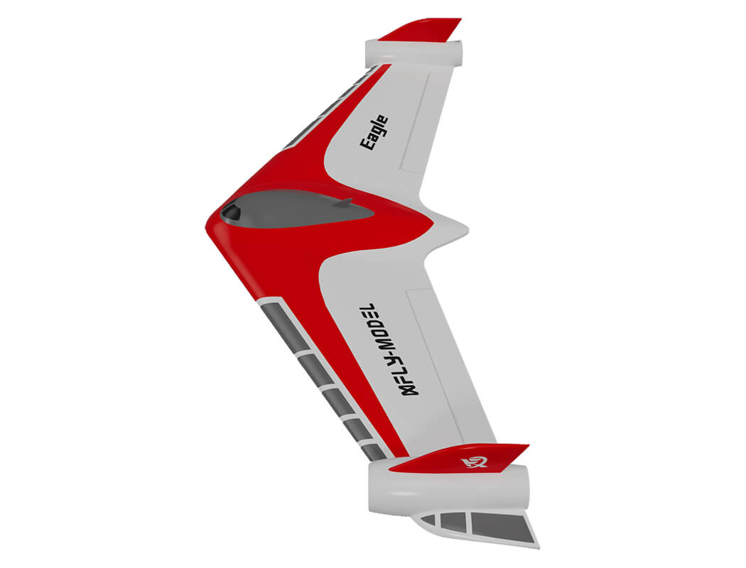 Xfly Eagle 40Mm Edf Flying Wing Without Tx/Rx/Battery/Gyro - Red