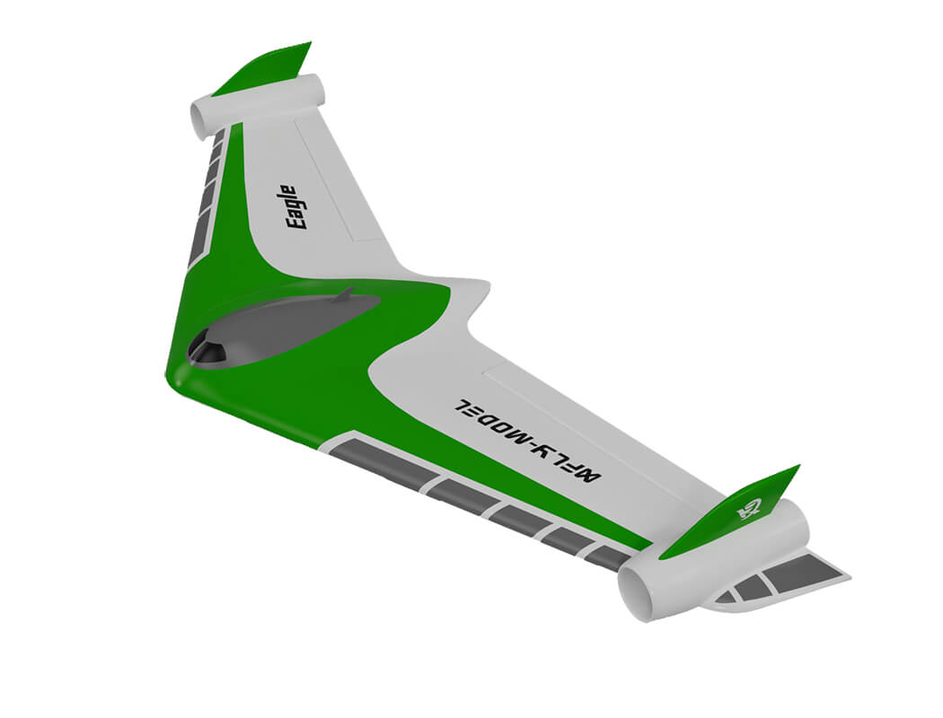 Xfly Eagle 40Mm Edf Flying Wing Without Tx/Rx/Battery With Gyro - Green