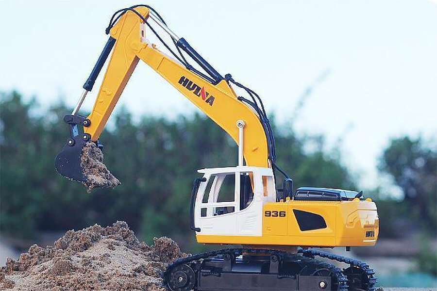 Huina 2.4G 6Ch Rc Excavator 1/24Th