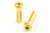 Etronix Low Profile 4.0Mm Male Gold Connector (2) For Right Angle