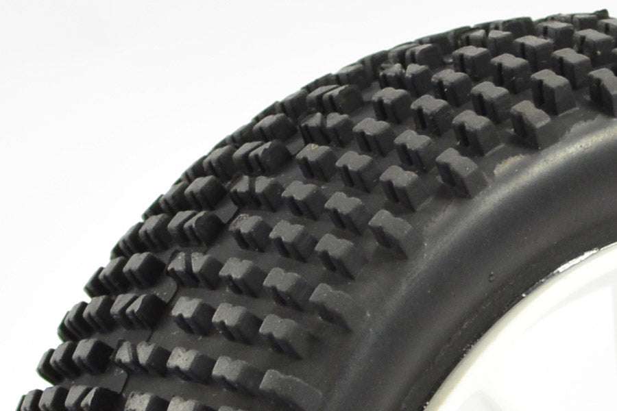 Fastrax 1/8 Premounted Buggy Tyres 'H Tread/10 Spoke"