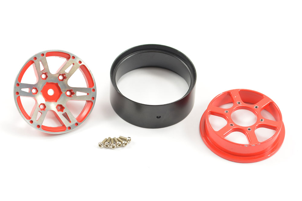 Fastrax 1.9" Heavyweight Split 6-Spoke Alloy Beadlock Wheels