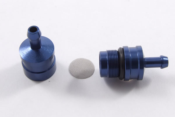 Fastrax Blue Aluminium Fuel Filter