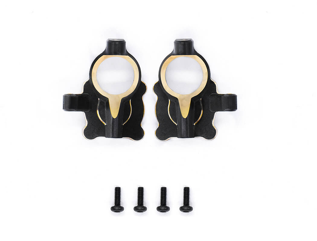 Fastrax Fcx24 Black Brass Steering Arm Housing (2Pc)