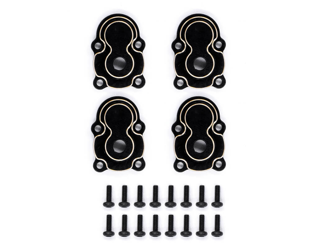 Fastrax Fcx24 Black Brass Axle Housing Covers (4Pc)