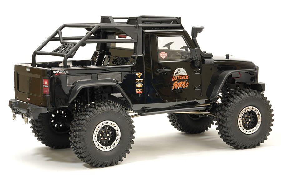 Ftx Outback Fury 2.0 4X4 Rtr Trail Crawler - Black