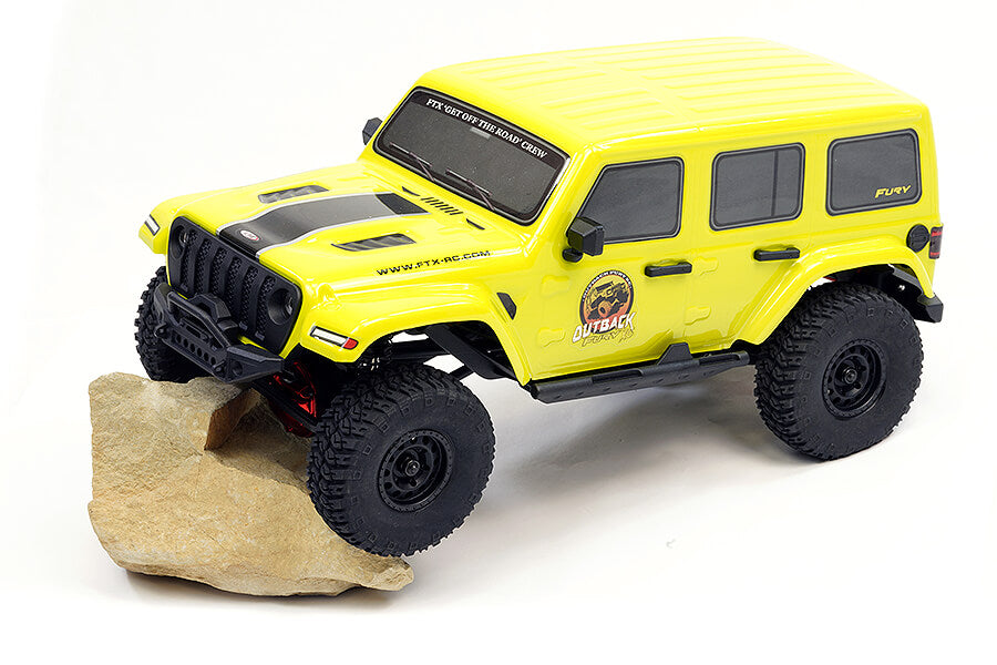 Ftx Outback Fury Xc Rtr 1:16 Trail Crawler - Yellow