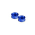 Fin, VCS3 Shock Bottom Cap - Blue (Assoc. 13mm)