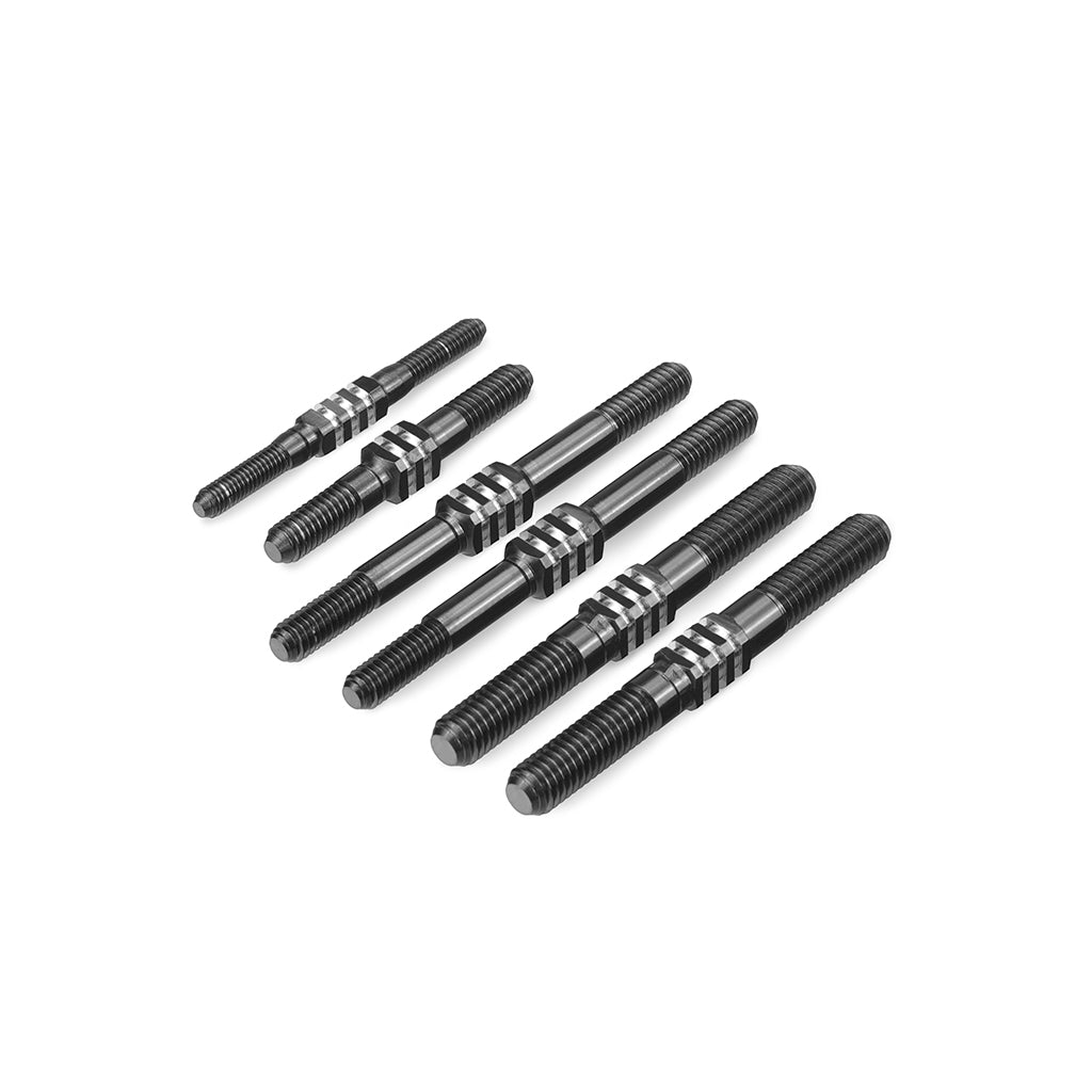 RC8B4e Fin Titanium Turnbuckle Set - Black - 5pc