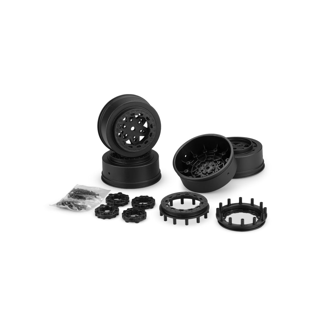 Tremor, Traxxas UDR Front&amp;Rear Wheel- Black- 4pc