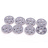 Oval/Mini Wheel Disk Protectors Grey - 4 pr