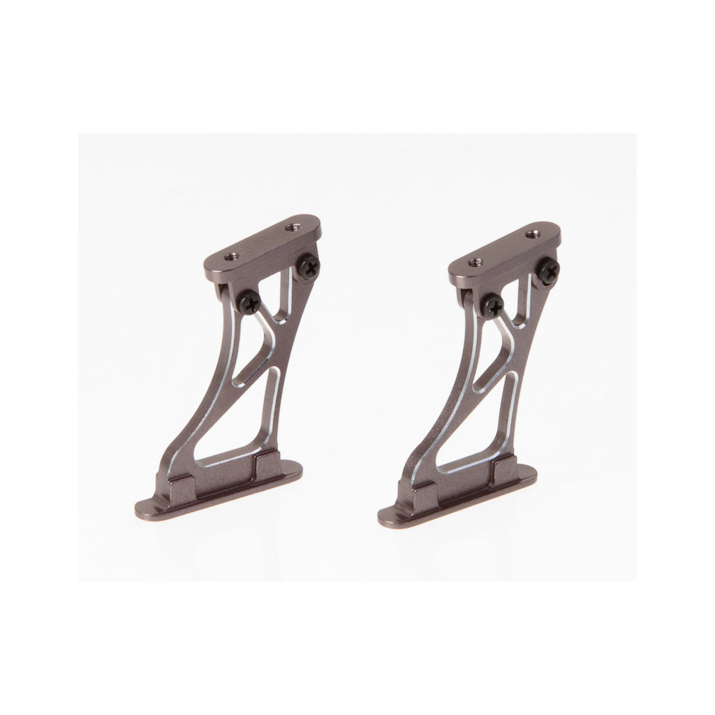 Rear Wing Mount CNC Alloy Grey/High "1/10"