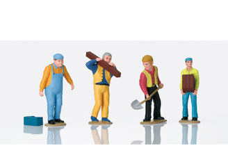 Set of Worker Figures