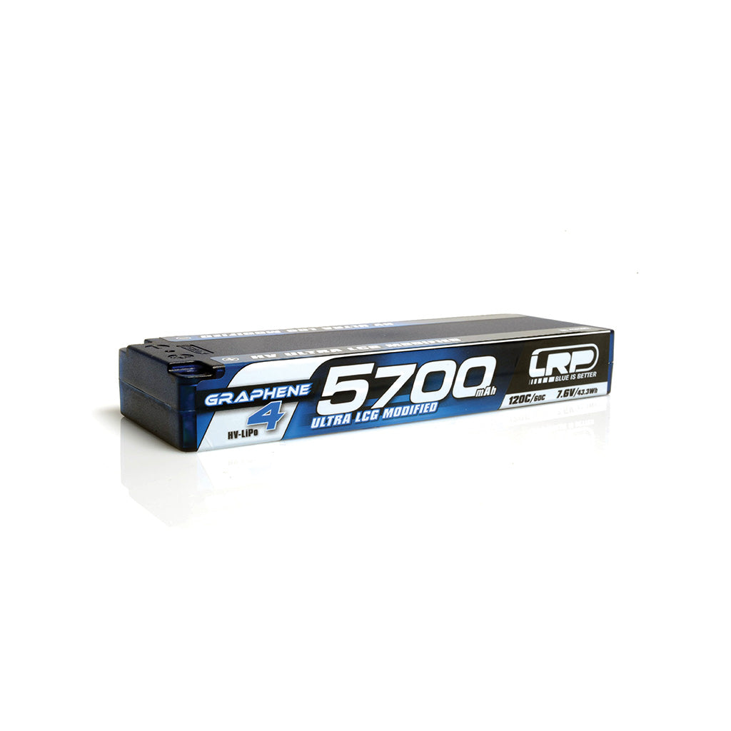 LRP LiPo 5700mAh Graph4 HV Ultra LCG Modified 7.6v