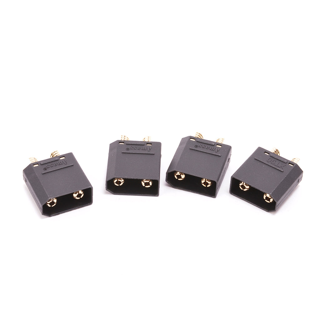 XT90 Plug Male Only Black - 4pcs