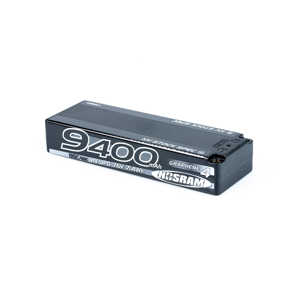 Nosram LiPo 9400mAh Graph4 HV Stock 7.6v