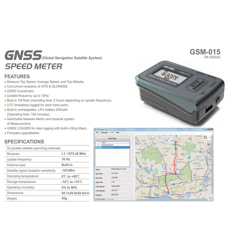 Sky GNSS Speed Meter