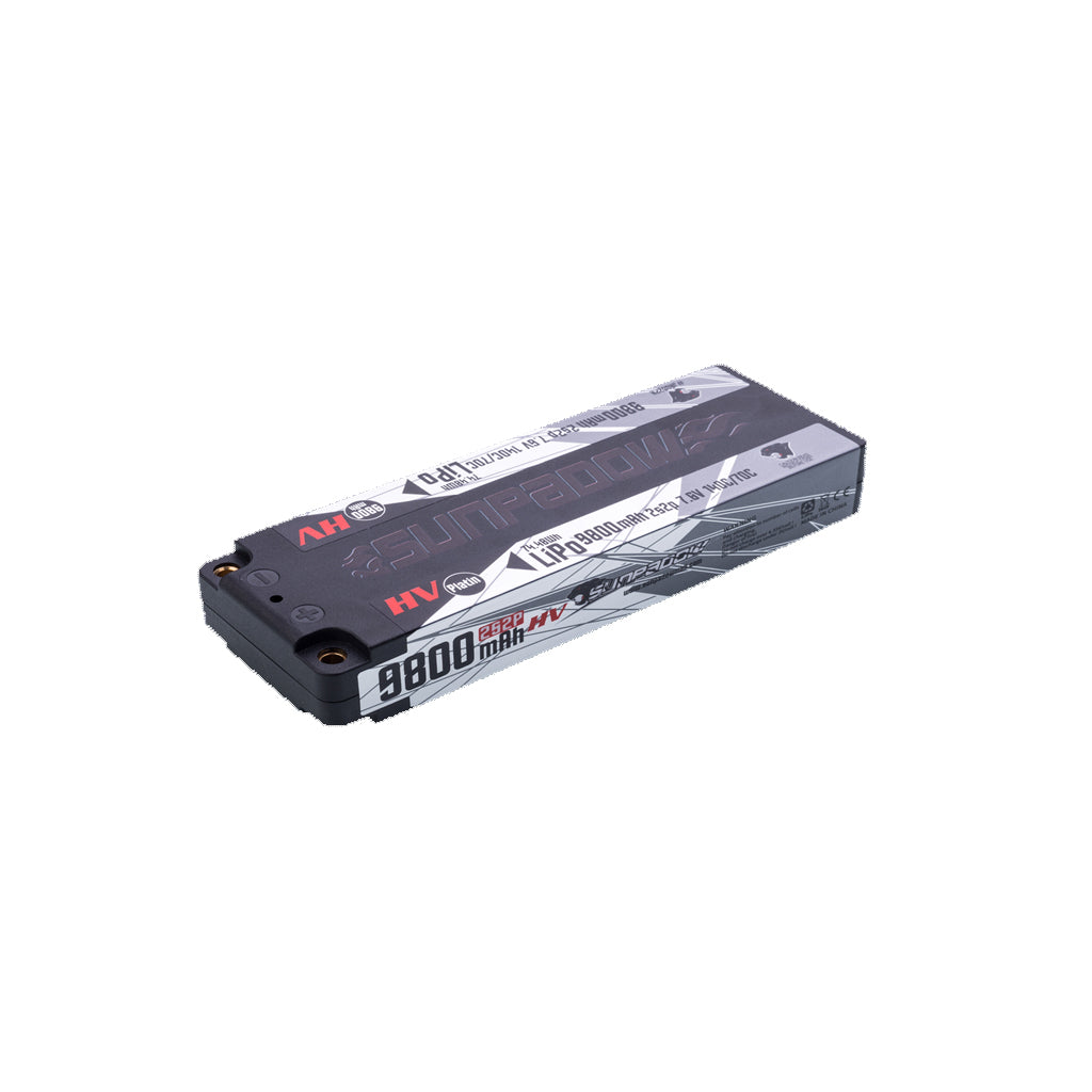 Sunpadow LiPo 9800-2S2P-7.6V-140C Stick Platin