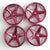 Wheel; 5 spoke 25mm - Purple Chrome (Pk4)