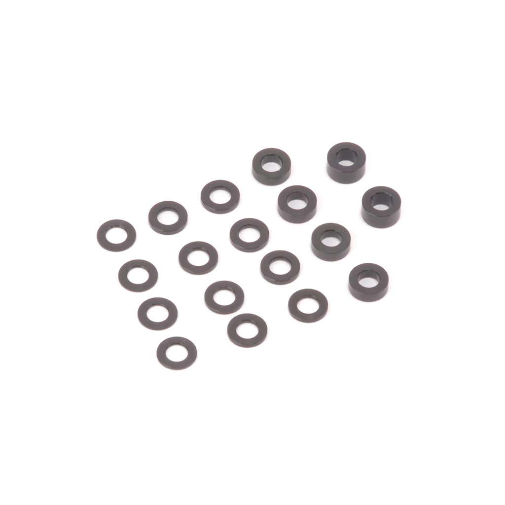 SPEED PACK - Alloy Black M3 Washers - 18pc