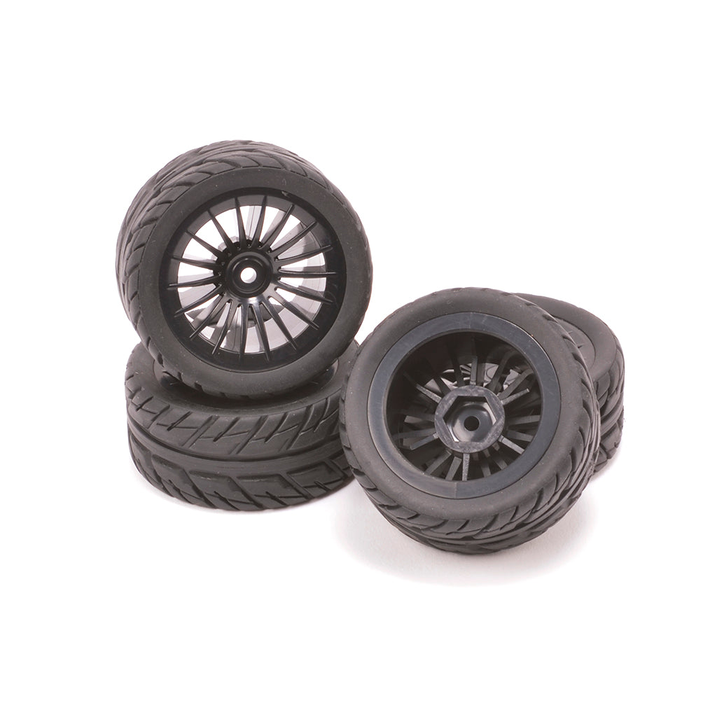 UDIRC Rally F - Tyres A x4 (Black Wheel)