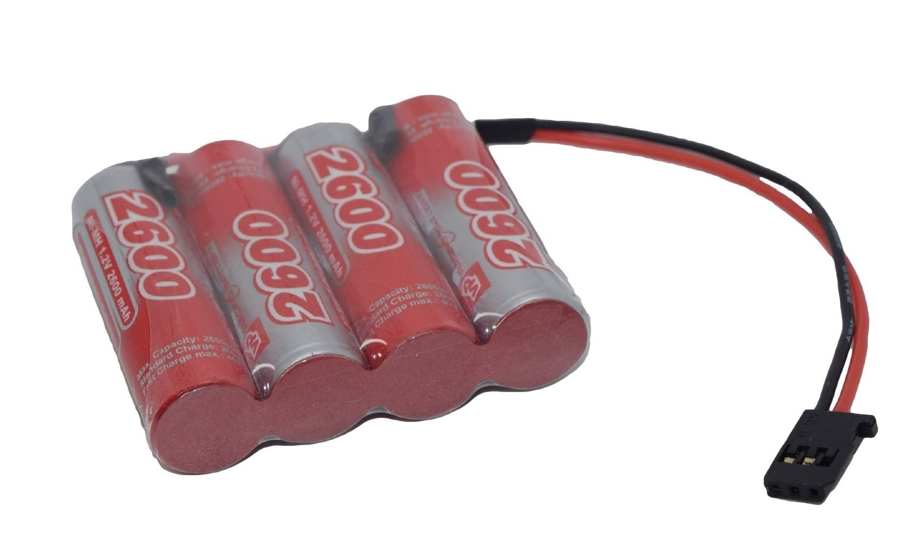 4.8V 2600mAh AA NiMH Flat RC Battery Pack Vapex - FUTABA End - 0571