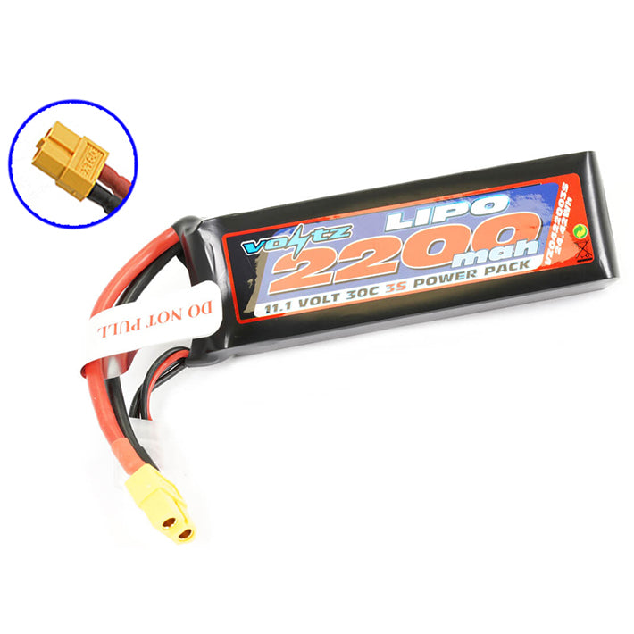 Voltz 2200Mah 11.1V 30C Lipo Battery W/Xt60