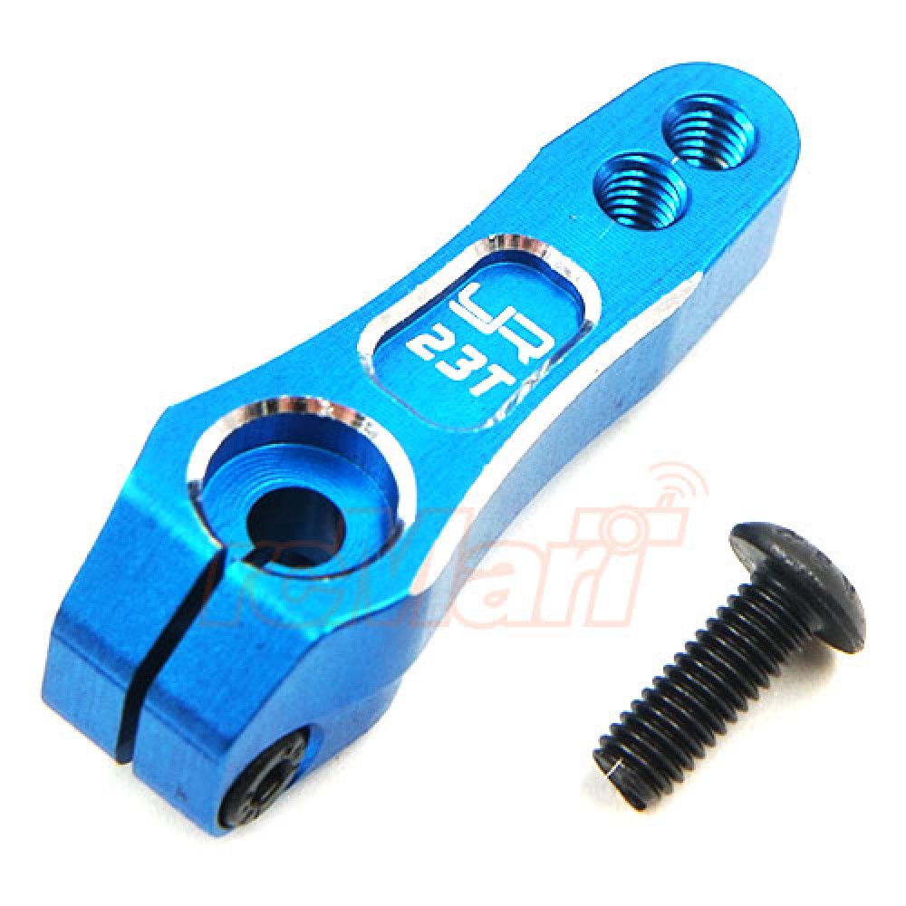 Yeah Racing 23T Aluminum Servo Arm Horn For Sanwa Ko-Propo Spektrum Blue