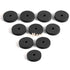 Yeah Racing Body Protect Sponge Pad Set (BK) 10 pcs 4mm thickness