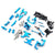 Yeah Racing Aluminum Essential Conversion Kit For Tamiya CC01 Blue