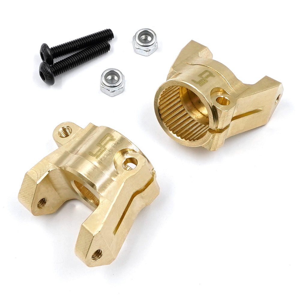 Yeah Racing Brass Front C-Hub Set For Element 1/10 Enduro EMED-006