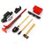 Yeah Racing 1/10 RC Rock Crawler Accessory Tool Set Axes Digging Shovel Oil Tank High Jack Winch Pry Bar YA-0356RD